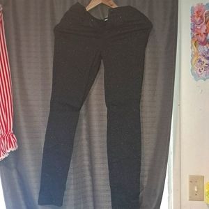 Black sparkly jeans